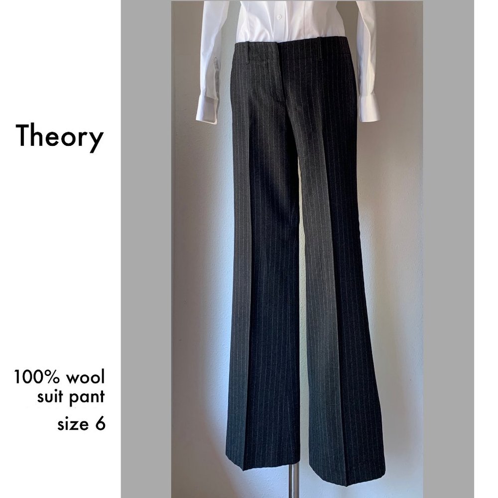 NWOT Theory wool suit pants trousers